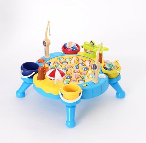 Maycoly Angelspiel Kinder Elektrospielzeug,Fische Angeln Spiele Spielzeug,Musikspielzeug Angelset,Kinderspielzeug Pädagogisches Spielzeug Drehende Fisch ab 3 Jahren Maycoly Angelspiel Kinder Elektrospielzeug,Fische Angeln Spiele Spielzeug,Musikspielzeug Angelset,Kinderspielzeug Pädagogisches Spielzeug Drehende Fisch ab 3 Jahren von Maycoly