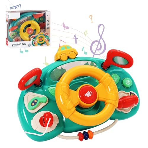Maycoly Lenkrad Spielzeug für Kinder,Multifunktions-Auto Lenkrad mit Licht und Geräuschen,Lenkrad für Auto für Kinder ab 3 Jahre,Geschenk für Jungen und Mädchen Maycoly Lenkrad Spielzeug für Kinder,Multifunktions-Auto Lenkrad mit Licht und Geräuschen,Lenkrad für Auto für Kinder ab 3 Jahre,Geschenk für Jungen und Mädchen von Maycoly