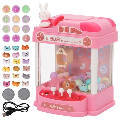 Maycoly Mini Greifmaschine Candy Doll Mit Lenkrad Gachapon Grabber Süßigkeiten Greifautomat mit Münzschiebe und Greifarm Automat Stofftiere Claw Machine Kinder Maycoly Mini Greifmaschine Candy Doll Mit Lenkrad Gachapon Grabber Süßigkeiten Greifautomat mit Münzschiebe und Greifarm Automat Stofftiere Claw Machine Kinder von Maycoly