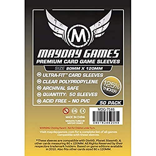 50 Mayday 80 x 120 Dixit Premium Card Sleeves Board Game - Brettspiel Hüllen von Mayday Games