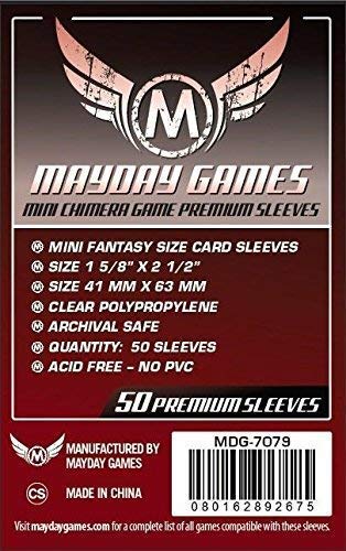 500 MayDay Premium Mini Chimera 43 x 65 Board Game Sleeves - 10 Packs 7079 - Brettspielhüllen von Mayday Games