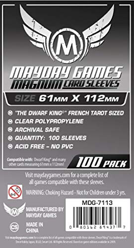 Magnum Platinum Card Sleeve – Zwergkönig von Mayday Games