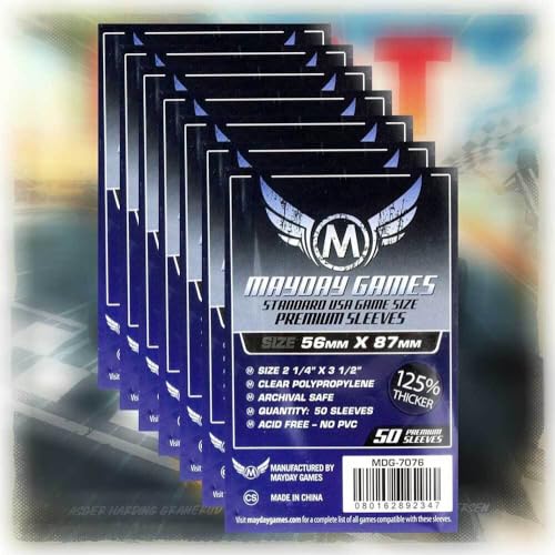 MayDay Premium Sleeve Hüllen 7076 Vorteilspack für Heat: Pedal to The Metal MayDay Premium Sleeve Hüllen 7076 Vorteilspack für Heat: Pedal to The Metal von Mayday Games