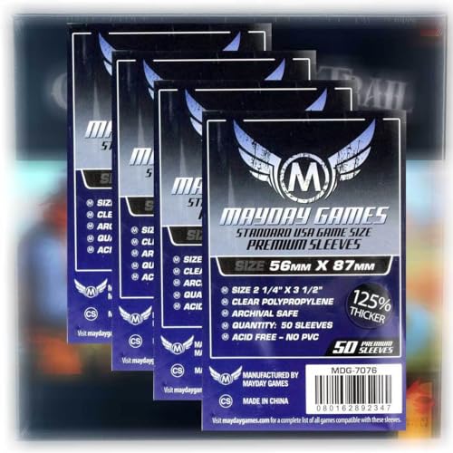 MayDay Premium Sleeves Hüllen 7076 Vorteilspack für Great Western Trail MayDay Premium Sleeves Hüllen 7076 Vorteilspack für Great Western Trail von Mayday Games