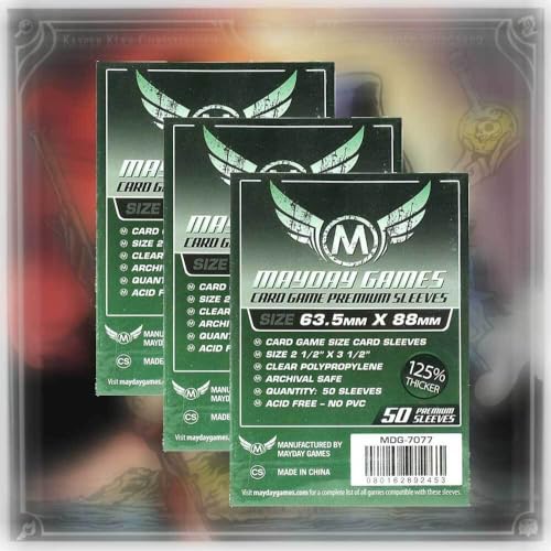 MayDay Premium Sleeves Hüllen 7077 Vorteilspack für Pagan: Fate of Roanoke MayDay Premium Sleeves Hüllen 7077 Vorteilspack für Pagan: Fate of Roanoke von Mayday Games