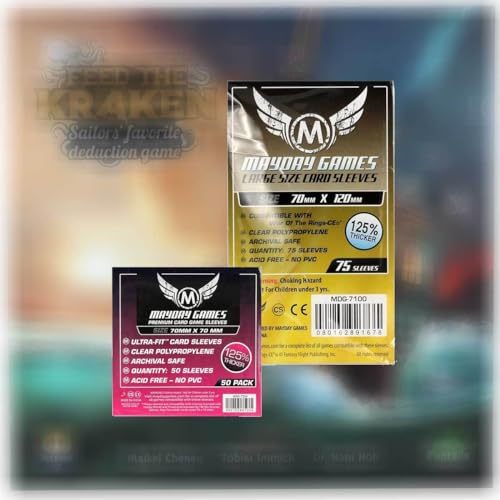 MayDay Premium Sleeves Hüllen 7134 + 7100 Vorteilspack für Feed The Kraken von Mayday Games