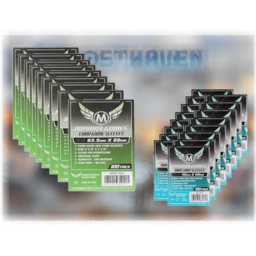 MayDay Standard Sleeves Hüllen 7035 + 7041 Vorteilspack für Frosthaven MayDay Standard Sleeves Hüllen 7035 + 7041 Vorteilspack für Frosthaven von Mayday Games