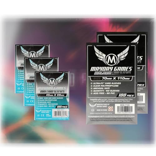 MayDay Standard Sleeves Hüllen 7035 + 7103 Vorteilspack für Voidfall MayDay Standard Sleeves Hüllen 7035 + 7103 Vorteilspack für Voidfall von Mayday Games