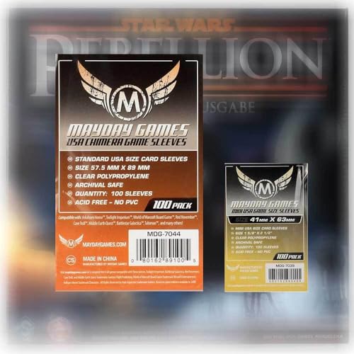 MayDay Standard Sleeves Hüllen 7039 + 7044 Vorteilspack für Star Wars Rebellion MayDay Standard Sleeves Hüllen 7039 + 7044 Vorteilspack für Star Wars Rebellion von Mayday Games