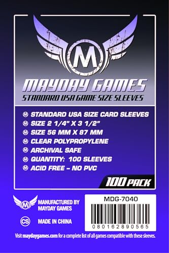 Mayday Games - Tasche für Sammelkarten (MDGUSASleeves) von Mayday Games