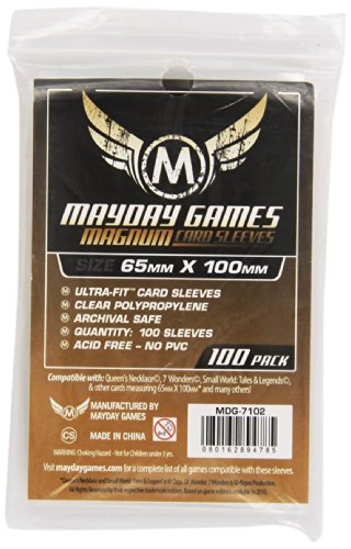 Mayday Games 64 x 100 mm Hüllen Magnum Ultra Fit Kartenspiel (100 Stück) von Mayday Games