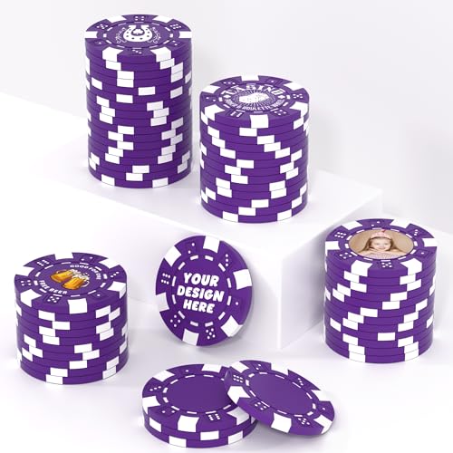 25 benutzerdefinierte Tonpokerchips für 13 Farben, 40 mm schwer, 11,5 g, Casino-Größe, individuelle Poker-Chips mit Logo, Bild oder Text, individuelle Getränke-Token für Bar, Party, Golfclub oder 25 benutzerdefinierte Tonpokerchips für 13 Farben, 40 mm schwer, 11,5 g, Casino-Größe, individuelle Poker-Chips mit Logo, Bild oder Text, individuelle Getränke-Token für Bar, Party, Golfclub oder von Mayertoung