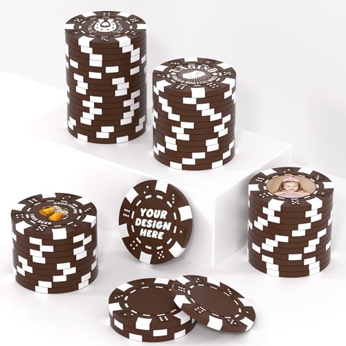 25 benutzerdefinierte Tonpokerchips für 13 Farben, 40 mm schwer, 11,5 g, Casino-Größe, individuelle Pokerchips mit Logo, Bild oder Text, individuelle Getränke-Token für Bar, Party, Golfclub oder 25 benutzerdefinierte Tonpokerchips für 13 Farben, 40 mm schwer, 11,5 g, Casino-Größe, individuelle Pokerchips mit Logo, Bild oder Text, individuelle Getränke-Token für Bar, Party, Golfclub oder von Mayertoung