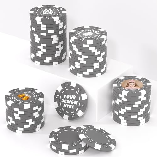 25 benutzerdefinierte Tonpokerchips für 13 Farben, 40 mm schwer, 11,5 g, Casino-Größe, individuelle Pokerchips mit Logo, Bild oder Text, individuelle Getränke-Token für Bar, Party, Golfclub oder 25 benutzerdefinierte Tonpokerchips für 13 Farben, 40 mm schwer, 11,5 g, Casino-Größe, individuelle Pokerchips mit Logo, Bild oder Text, individuelle Getränke-Token für Bar, Party, Golfclub oder von Mayertoung