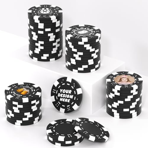 25 benutzerdefinierte Tonpokerchips für 13 Farben, 40 mm schwer, 11,5 g, Casino-Größe, individuelle Pokerchips mit Logo, Bild oder Text, individuelle Getränke-Token für Bar, Party, Golfclub oder 25 benutzerdefinierte Tonpokerchips für 13 Farben, 40 mm schwer, 11,5 g, Casino-Größe, individuelle Pokerchips mit Logo, Bild oder Text, individuelle Getränke-Token für Bar, Party, Golfclub oder von Mayertoung
