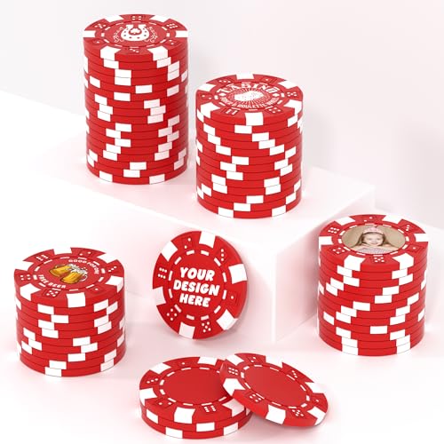 25 benutzerdefinierte Tonpokerchips für 13 Farben, 40 mm schwer, 11,5 g, Casino-Größe, individuelle Pokerchips mit Logo, Bild oder Text, individuelle Getränke-Token für Bar, Party, Golfclub oder 25 benutzerdefinierte Tonpokerchips für 13 Farben, 40 mm schwer, 11,5 g, Casino-Größe, individuelle Pokerchips mit Logo, Bild oder Text, individuelle Getränke-Token für Bar, Party, Golfclub oder von Mayertoung