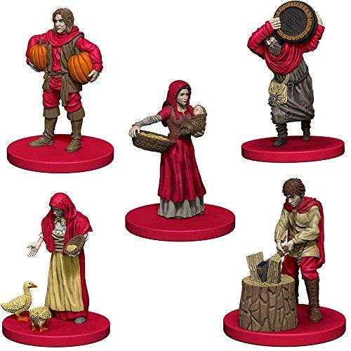 Mayfair Games Europe MFG72870 Agricola Game Expansion: Red (5 Figures), Mehrfarbig von WizKids