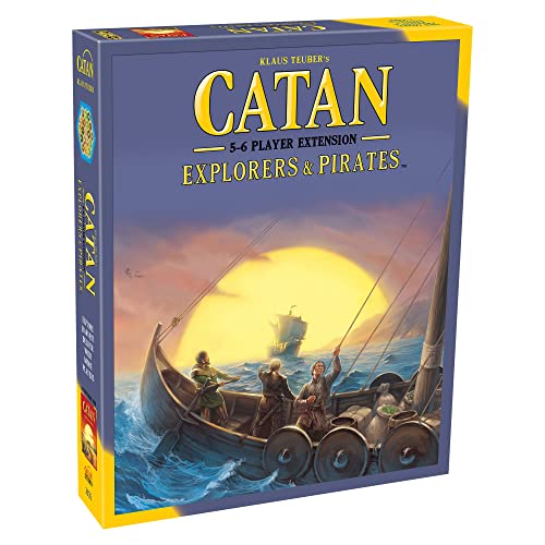 Mayfair Games Catan Entdecker und Piraten 5 und 6 Spieler | Brettspiel-Erweiterung | Alter 12+ | 3-6 Spieler | 120 Minuten Spielzeit von CATAN