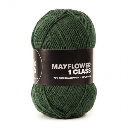Mayflower 1 Class Garn Unicolor 20 Kieferngrün von Mayflower