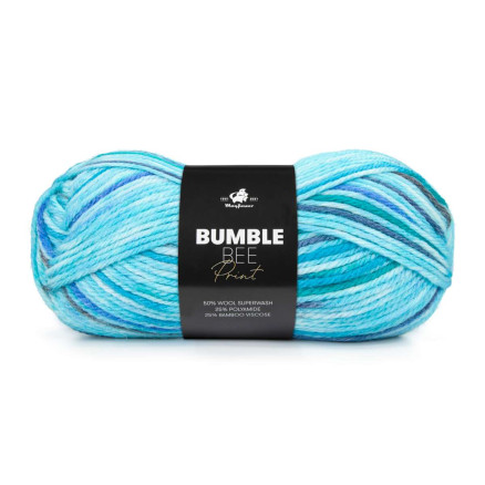 Mayflower Bumblebee Print Garn 3002 Himmelblau Mayflower Bumblebee Print Garn 3002 Himmelblau von Mayflower