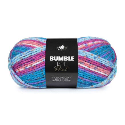 Mayflower Bumblebee Print Garn 3020 Teal von Mayflower
