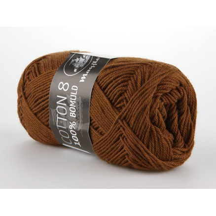 Mayflower Cotton 8/4 Garn Unicolor 1432 Brun von Mayflower