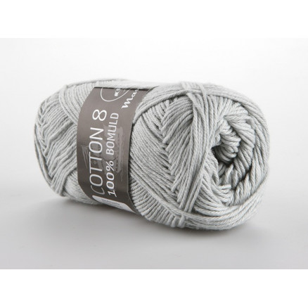 Mayflower Cotton 8/4 Garn Unicolor 1440 Lysegrå von Mayflower
