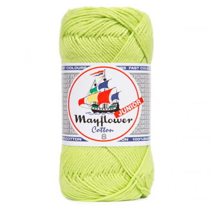 Mayflower Cotton 8/4 Junior Garn 132 Neon-Grün Mayflower Cotton 8/4 Junior Garn 132 Neon-Grün von Mayflower