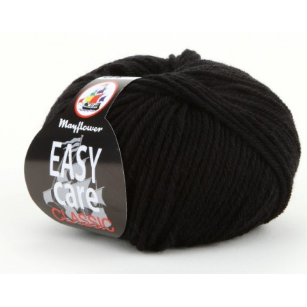 Mayflower Easy Care Classic Garn Unicolor 220 Schwarz von Mayflower