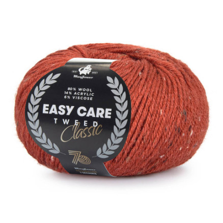 Mayflower Easy Care Classic Tweed Garn 548 Rot Ocker von Mayflower