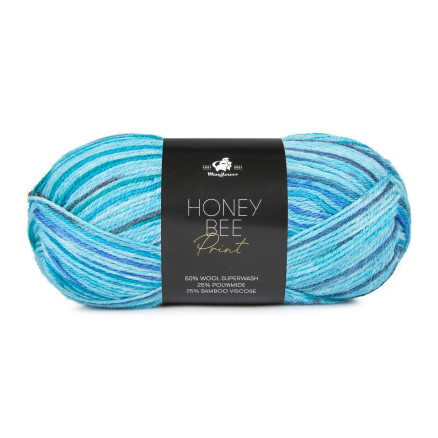 Mayflower Honeybee Print Garn 1002 Himmelblau von Mayflower