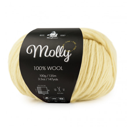 Mayflower Molly Fine Garn 03 Wachsgelb von Mayflower