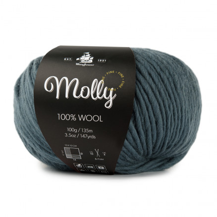 Mayflower Molly Fine Garn 17 Graublau von Mayflower