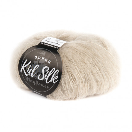 Mayflower Super Kid Silk Garn Unicolor 05 Hellbeige Mayflower Super Kid Silk Garn Unicolor 05 Hellbeige von Mayflower