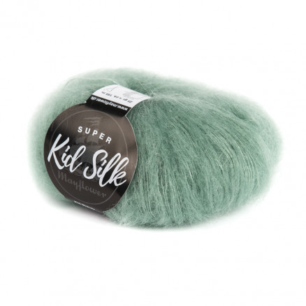 Mayflower Super Kid Silk Garn Unicolor 10 Dunkel Aquamarine von Mayflower