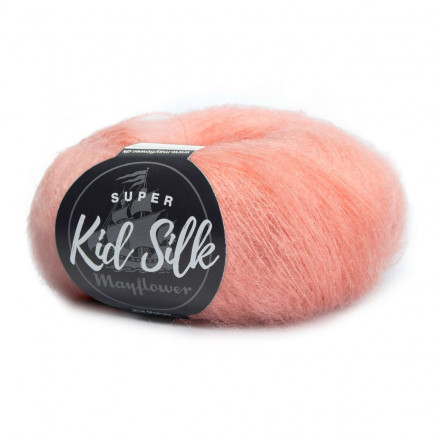 Mayflower Super Kid Silk Garn Unicolor 102 Shrimp Red von Mayflower