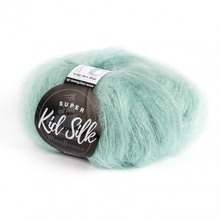 Mayflower Super Kid Silk Garn Unicolor 11 Hell Aquamarine von Mayflower
