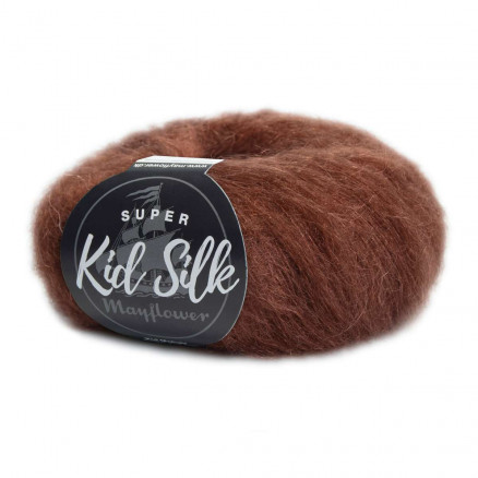 Mayflower Super Kid Silk Garn Unicolor 112 Rum-Rosine von Mayflower