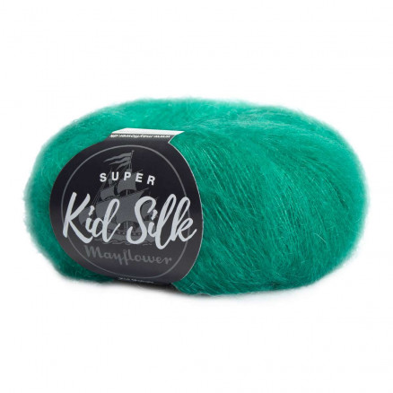 Mayflower Super Kid Silk Garn Unicolor 119 Ultramarine Grün Mayflower Super Kid Silk Garn Unicolor 119 Ultramarine Grün von Mayflower