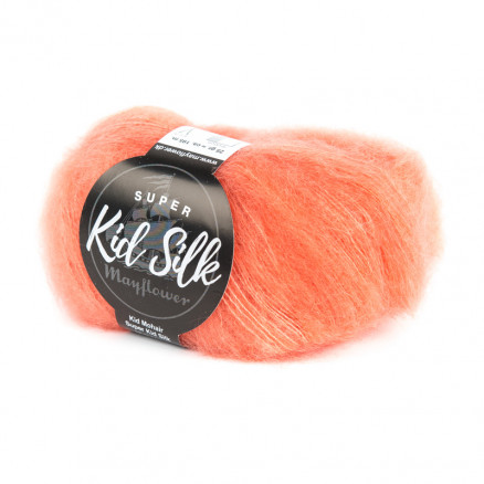 Mayflower Super Kid Silk Garn Unicolor 14 Pfirsich Mayflower Super Kid Silk Garn Unicolor 14 Pfirsich von Mayflower