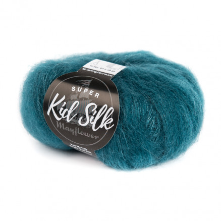 Mayflower Super Kid Silk Garn Unicolor 26 Petrol Mayflower Super Kid Silk Garn Unicolor 26 Petrol von Mayflower