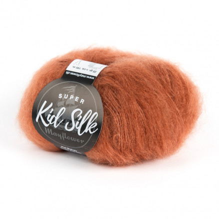 Mayflower Super Kid Silk Garn Unicolor 37 Hellbraun von Mayflower