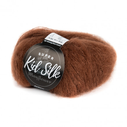 Mayflower Super Kid Silk Garn Unicolor 38 Zimt von Mayflower