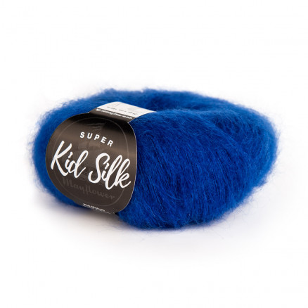 Mayflower Super Kid Silk Garn Unicolor 41 Kobaltblau von Mayflower