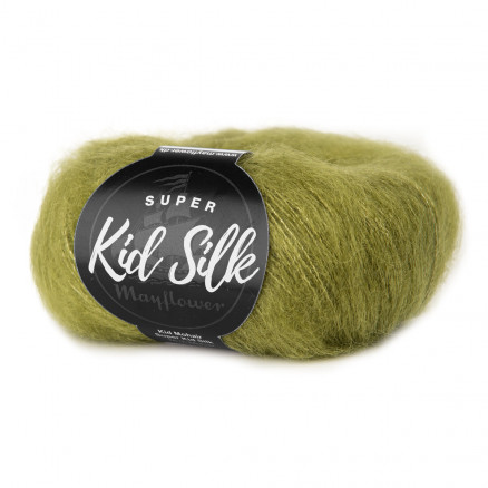 Mayflower Super Kid Silk Garn Unicolor 50 Pesto Mayflower Super Kid Silk Garn Unicolor 50 Pesto von Mayflower