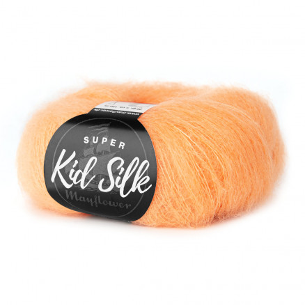 Mayflower Super Kid Silk Garn Unicolor 62 Pfirsich von Mayflower