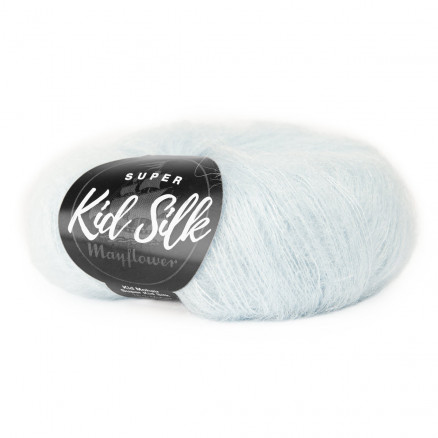 Mayflower Super Kid Silk Garn Unicolor 67 Babyblau von Mayflower