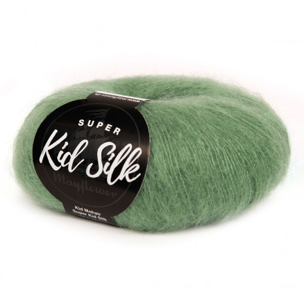 Mayflower Super Kid Silk Garn Unicolor 79 Myrtengrün Mayflower Super Kid Silk Garn Unicolor 79 Myrtengrün von Mayflower