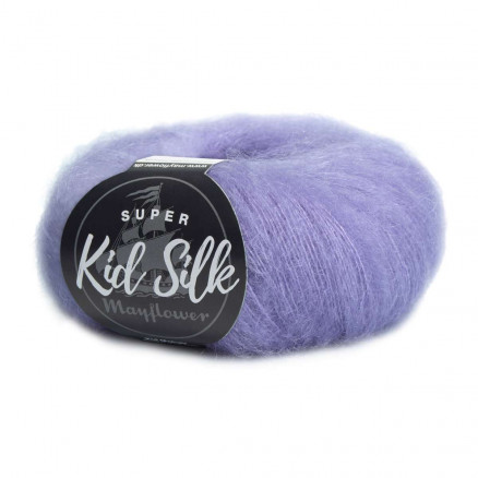 Mayflower Super Kid Silk Garn Unicolor 84 Purple Breeze von Mayflower