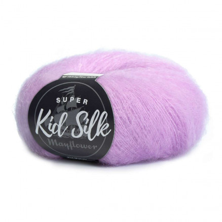 Mayflower Super Kid Silk Garn Unicolor 90 Lupin von Mayflower